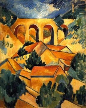 The Viaduct At L'estaque Artwork by Georges Braque