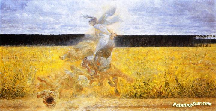 The Dust Storm Artwork by Jacek Malczewski