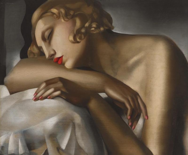 The Sleeper Artwork by Tamara De Lempicka
