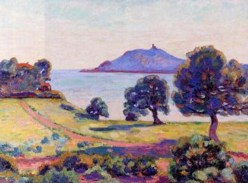 Agay, the Chateau and the Signal Tower Artwork by Armand Guillaumin