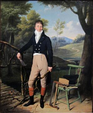 Portrait de Charles d'Aucourt de Saint-Just Artwork by Louis Leopold Boilly