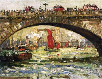 Waterloo Bridge, London Artwork by Richard Haley Lever