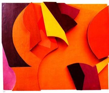 Abstract compo Artwork by Jean Arp