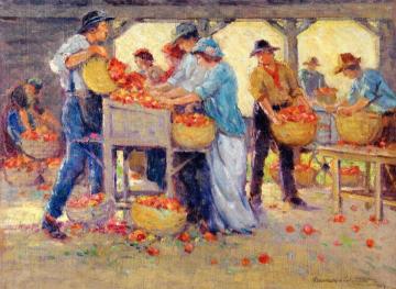 Fredericksburg Peach Shed Artwork by Dawson Dawson-Watson
