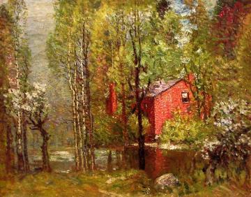 Old Brick House On The Neponset Artwork by John Joseph Enneking