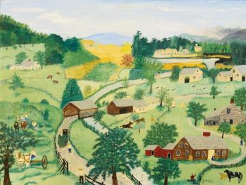 The Last Load Artwork by Anna Mary Robertson Grandma Moses