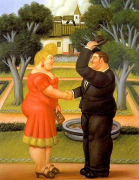 Good Morning Artwork by Fernando Botero
