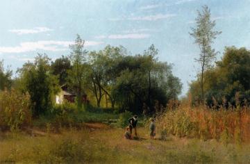 Hoeing Artwork by Herman Herzog