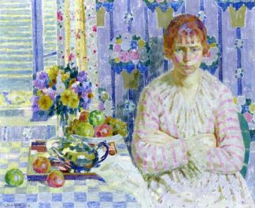 Pink And Blue Artwork by Louis Ritman