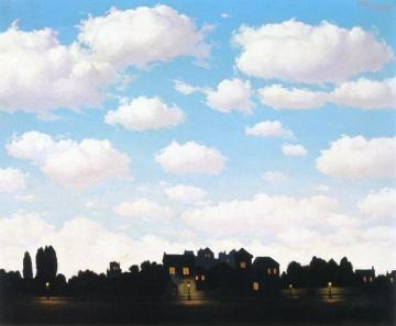 L'Empire des Lumières Artwork by Rene Magritte