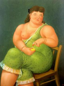Amalia Artwork by Fernando Botero