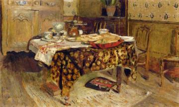 The Table Setting, rue Truffaut Artwork by Edouard Vuillard