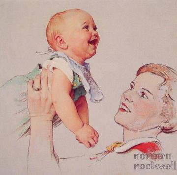 Delight Artwork by Norman Rockwell