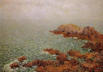 The Red Rocks Artwork by Gustave Loiseau