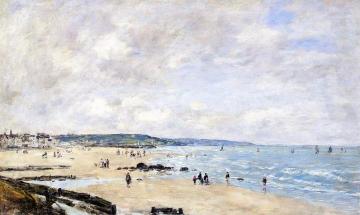 The Beach at Trouville Artwork by Eugène-Louis Boudin