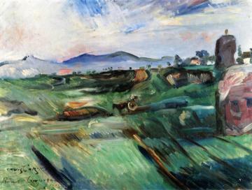 Roman Landscape Artwork by Lovis Corinth