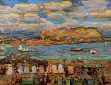 Study, St. Malo. No 11 Artwork by Maurice Prendergast
