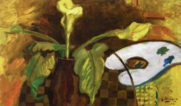 White Pallet Artwork by Georges Braque