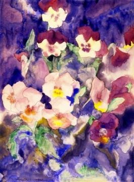 Pansies Artwork by Charles Demuth