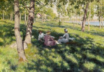 Women In The Shade Artwork by Johan Krouthén