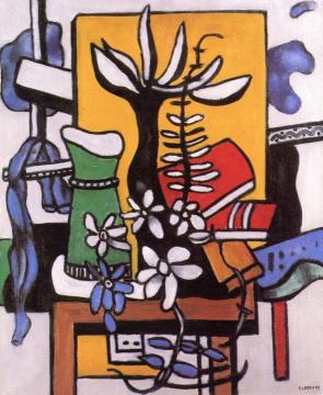 The Black Flower Artwork by Fernand Léger