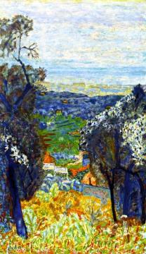 Landscape At Le Cannet Artwork by Pierre Bonnard