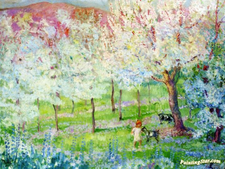 Spring Landscape Artwork by Henri Lebasque