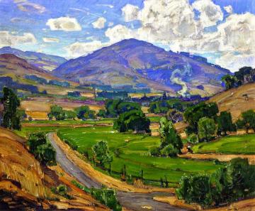 Advancing Clouds Artwork by William Wendt