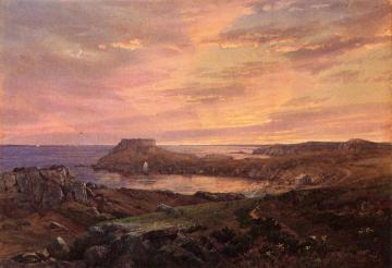 Old Fort at Conanicut, Rhode Island Artwork by William Trost Richards