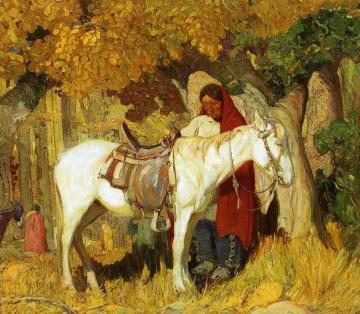 Autumn Days Artwork by Oscar Berninghaus