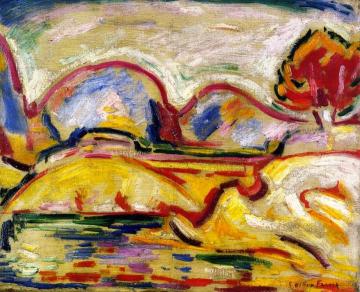 Landscape at La Ciotat Artwork by Emile-othon Friesz