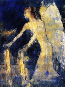 Engel, Der Licht In Die Gräber Trägt Artwork by Christian Rohlfs