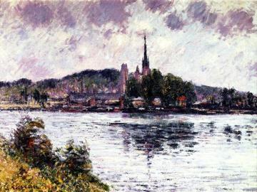 The Seine at Rouen Artwork by Gustave Loiseau