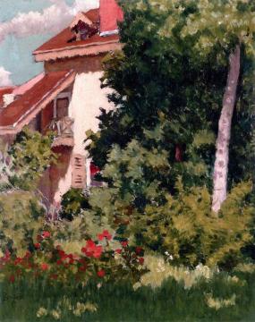 At Grand-Lemps (Dauphiné) Artwork by Pierre Bonnard