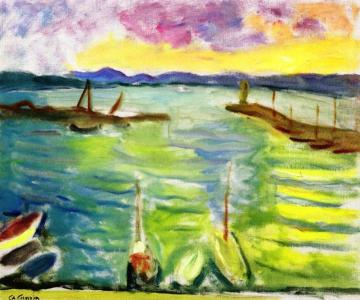 The Port Of Saint-tropez Artwork by Charles Camoin