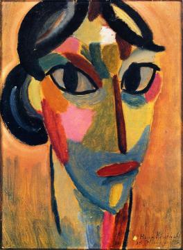 Mystical Head: Ascona VI Artwork by Alexej Jawlensky