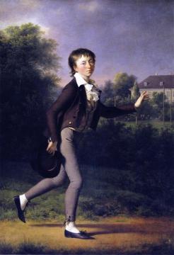 The Running Boy, Marcus Holst Von Schmidten Artwork by George William Joy