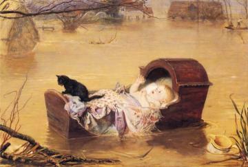 A Flood Artwork by Sir John Everett Millais