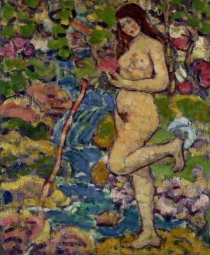 Waterfall Artwork by Maurice Prendergast