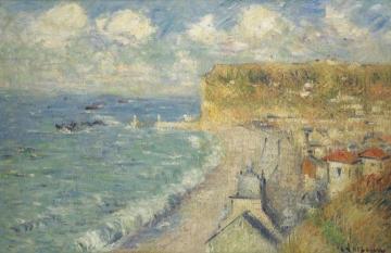 Beach at Fecamp Artwork by Gustave Loiseau