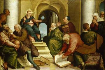 Christ Among The Doctors Artwork by Jacopo Bassano