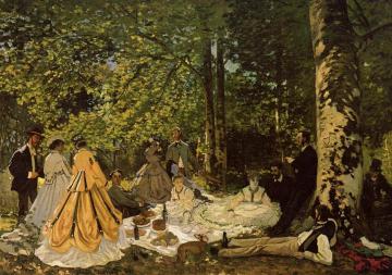 Luncheon on the Grass Artwork by Claude Oscar Monet