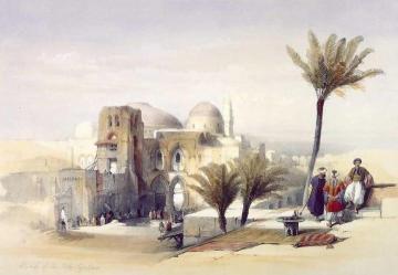 Church Of The Holy Sepulchre, Jerusalem Artwork by David Roberts