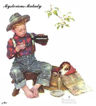 Mysterious Malady Artwork by Norman Rockwell