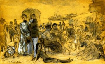 Coney Island Artwork by William James Glackens