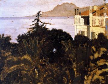 Cannes, Garden on the Mediterranean Artwork by Edouard Vuillard