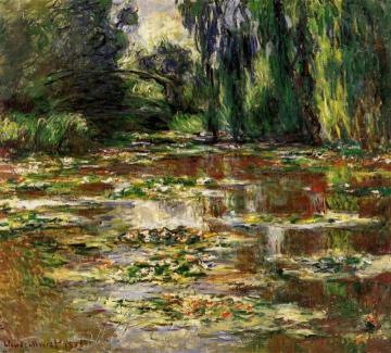 The Bridge over the Water-Lily Pond Artwork by Claude Oscar Monet