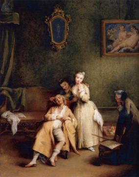 The Tickle Artwork by Pietro Longhi