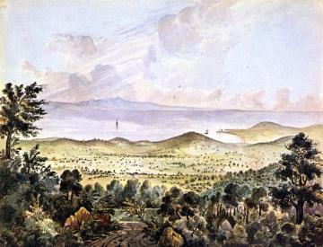 Valley of Montecito near Sta. Barbara, California Artwork by James Madison Alden