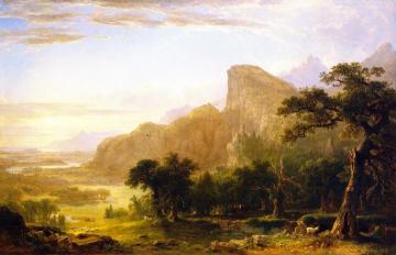 Landscape - Scene From Thanatopsis Artwork by Asher B. Durand